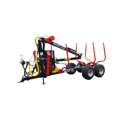 Tømmerhenger 380 med kran