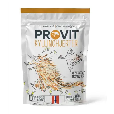 Kattesnacks kyllinghjerter 40 g