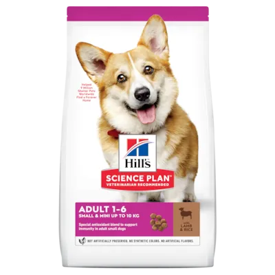 Hundefôr Small & Mini Adult Lam og Ris 1,5 kg