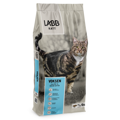 Kattemat Voksen Fisk 10 kg