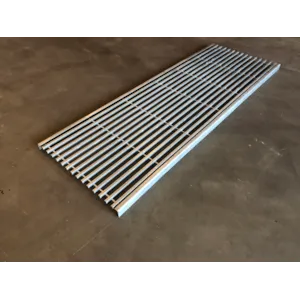 Firkantstålrist galvanisert