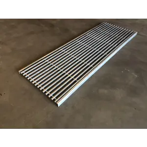 Firkantstålrist galvanisert