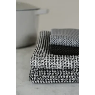 Kjøkkenkluter 2-pk svart, blågrå, bilde 2