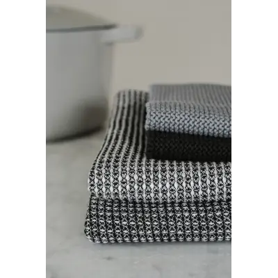 Kjøkkenkluter 2-pk svart, blågrå, bilde 2