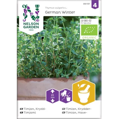 Frø kryddertimian German Winter økologisk