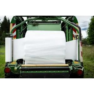 Rundballeplast Performance5 hvit 25 my