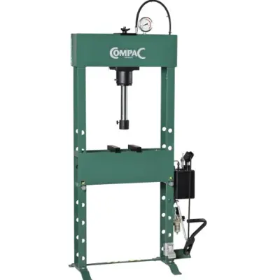 Verkstedpresse fotbetjent 30 tonn