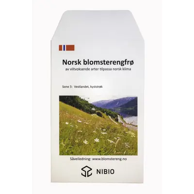 Frø blomstereng Vestlandet kyststrøk