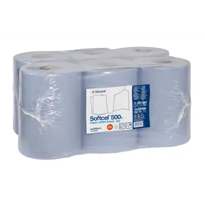 Tørkepapir Softcel 500 R 6 ruller, bilde 2