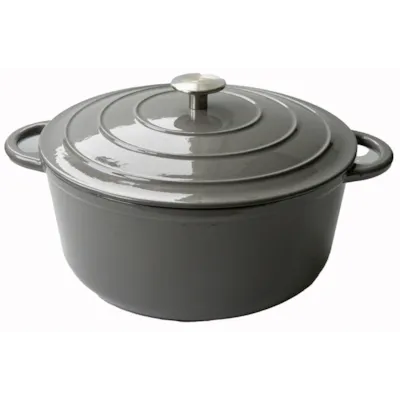 Støpejerngryte grå 6 L