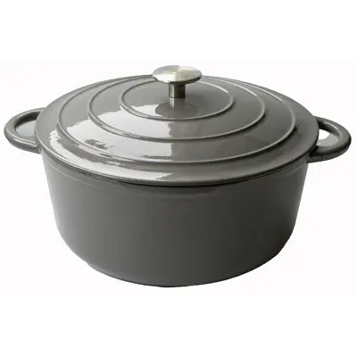 Støpejerngryte grå 6 L