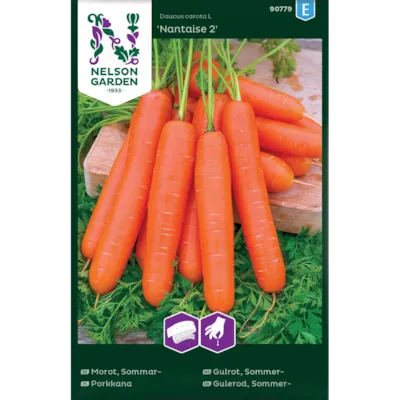 Frø sommergulrot Nantaise 2 såbånd