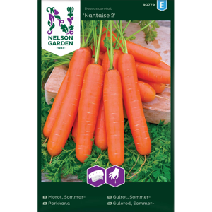 Frø sommergulrot Nantaise 2 såbånd