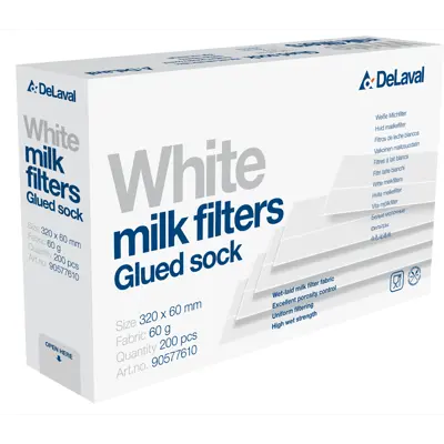 Melk / silfilter rund Ø 320mm 200pk, bilde 2