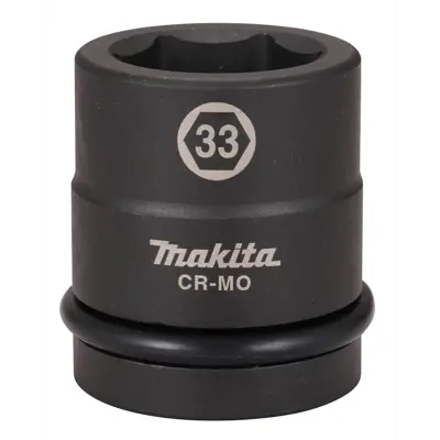 Kraftpipe kort Impact Black 33 mm 1"