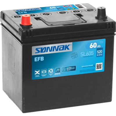 Bilbatteri EFB start og stop SL605