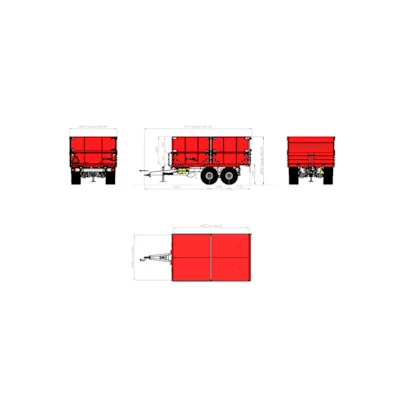Tilhenger MetaMid med høy karm, bilde 3