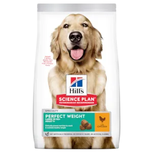Hundefôr Perfect Weight Large Adult Kyllling 12 kg