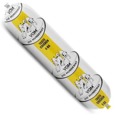Hundepølse Tast kylling frosset 6 kg