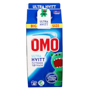 Tøyvask flytende Omo hvitt 1,5 L