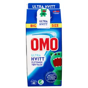 Tøyvask flytende Omo hvitt 1,5 L