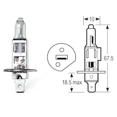 Lyspære 55W, bilde 2