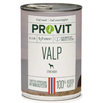 Våtfôr Valp store raser 400 g