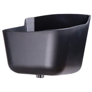 Fôrkrybbe svart 15 L