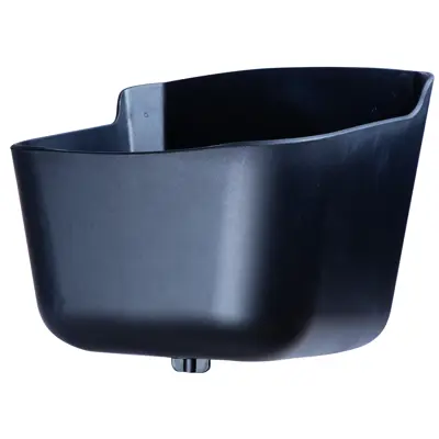 Fôrkrybbe svart 15 L