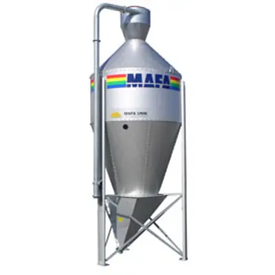 Unik Small Aluzink stålsilo