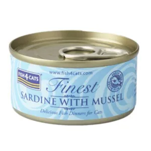 Våtfôr Finest sardiner og musling 70 g