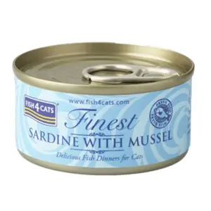 Våtfôr Finest sardiner og musling 70 g
