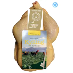 Fryst Hel kylling øko ca 1,9 kg