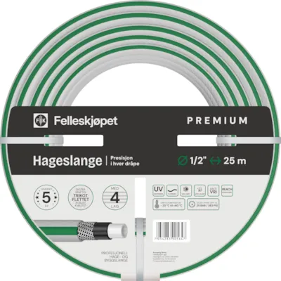 Hageslange 1/2" 25 m