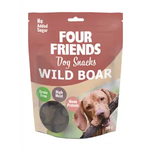Hundesnacks villsvin 200 g