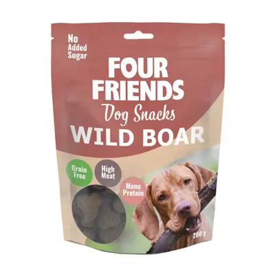 Hundesnacks villsvin 200 g