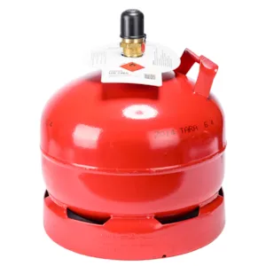 Propan kun gass 5 kg stål påtrykksventil