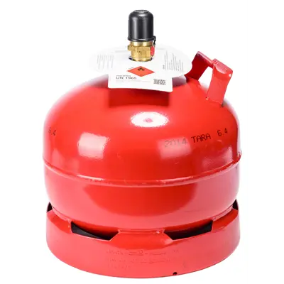 Propan kun gass 5 kg stål påtrykksventil