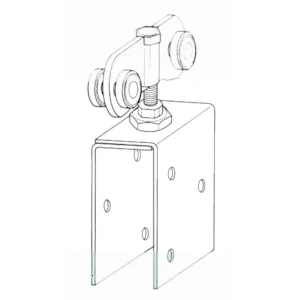 Hengerull for tredør 400 kg