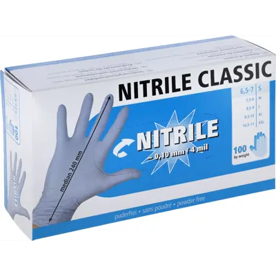 Engangshansker Nitril 100 stk, bilde 3