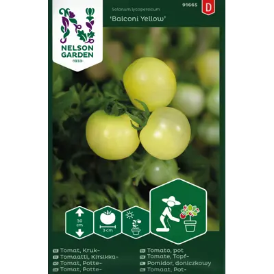 Frø cherrytomat potte Balconi Yellow