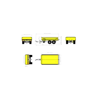 Dumperhenger MetaMid 6.1 kbm, bilde 3