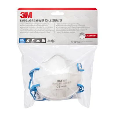 Støvmaske 98810C FFP2 uten ventil 3 pk