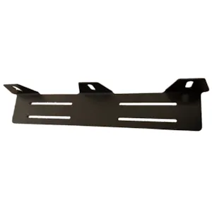 Skiltplate med brakett for 3 stk 9" ekstralys