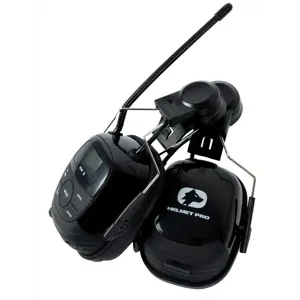 Hørselvern Helmet Pro DAB+, FM, Bluetooth