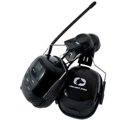 Hørselvern Helmet Pro DAB+, FM, Bluetooth