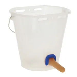 Kalvebøtte transparent med smokk 5 stk