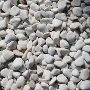 Dekorstein hvit rund 20 kg