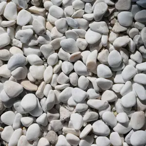 Dekorstein hvit rund 20 kg