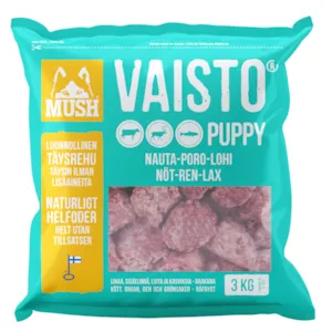 Hundefôr Vaisto Isblå okse-reinsdyr-laks frosset 1 kg